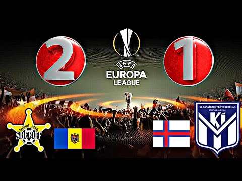 FC Sheriff Tiraspol 2-1 KI Klaksvíkar Ítróttarf...