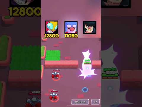 Max damage battle🔥 Max vs Gale vs Bull #brawlstars