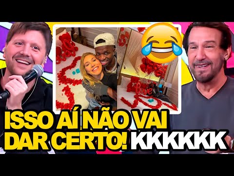 PÂNICO DEU RISADA REAGINDO AO ANÚNCIO OFICIAL DO NAMORO ENTRE VINI JR. E VIRGINIA