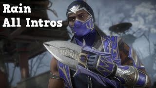 Mortal Kombat 11: Rain All Intro Dialogues