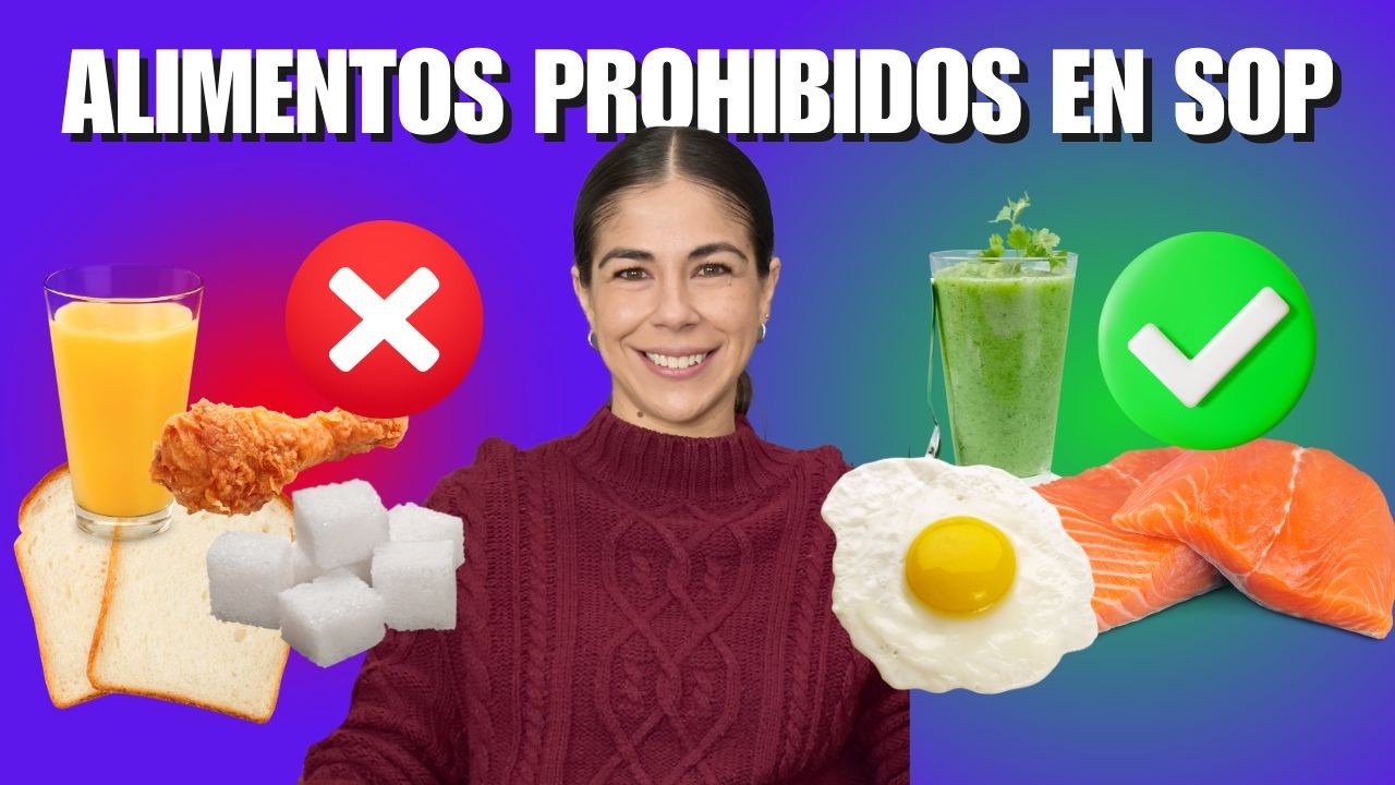 🍎𝗗𝗜𝗘𝗧𝗔 para Resistencia a la Insulina y  Síndrome Ovario Poliquístico (SOP)  Nutriologa Mónica Rojas