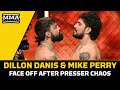 Dillon Danis, Mike Perry Face Off After Chaotic Misfits Presser | MMA Fighting