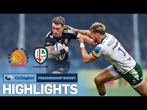Exeter v London Irish - HIGHLIGHTS | An Upset at Sandy Park! | Gallagher Premiership 2021/22