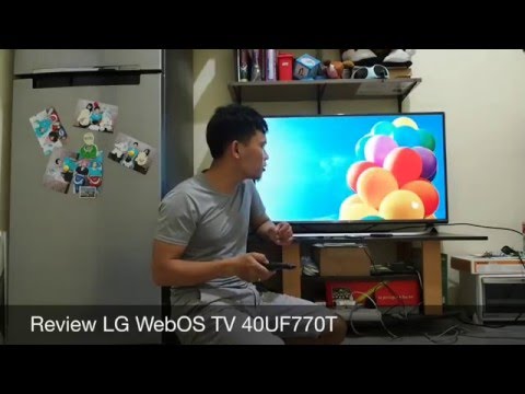 Review LG WebOS TV 40UF770T Part 1
