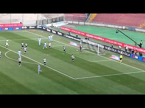 Serie A - Udinese-Lazio: il gol del vantaggio di Candreva su rigore