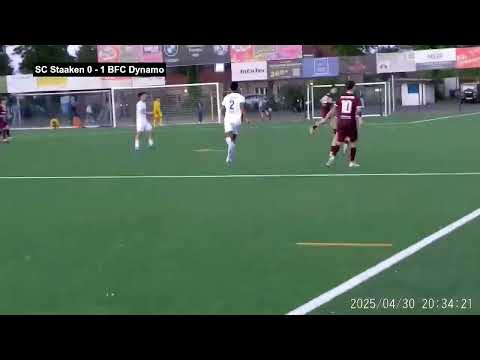 B-Junioren/Pokalhalbfinale SC Staaken gegen BFC Dynamo am 30.04.2025