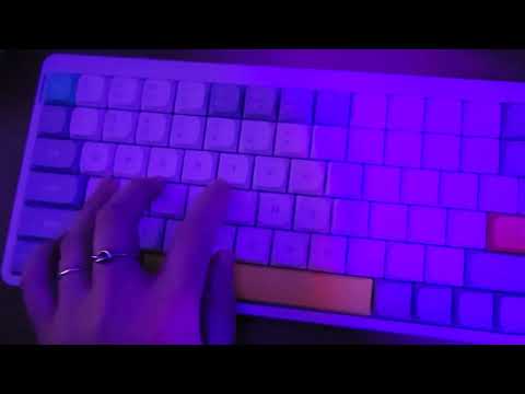 ASMR-ish typing sounds on NuPhy Air75 V2