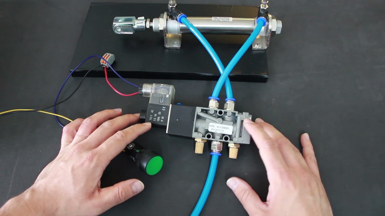 Diferença válvula simples solenóide para duplo solenóide