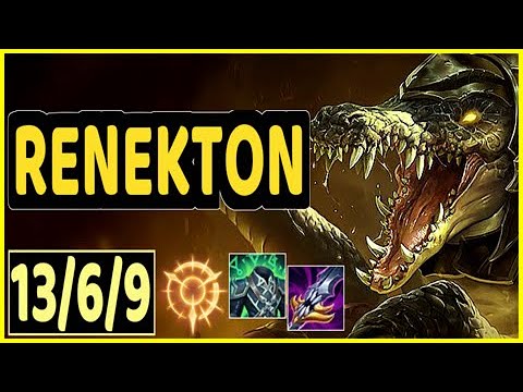 RENEKTON VS SETT - 13/6/9 KDA TOP GAMEPLAY