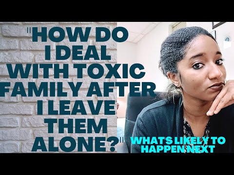 "How Do I Deal With A Toxic Family After I Leave Them Alone?" | Psychotherapy Crash Course