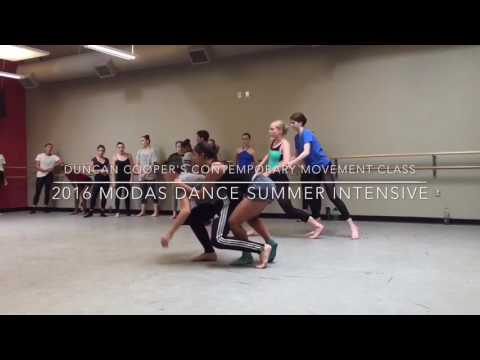 Duncan Cooper Contemporary Movement Class - 2017 MODAS Dance Summer Intensive