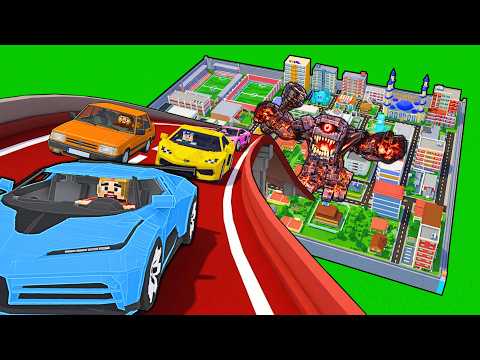 YERALTI CANAVARINDAN KAÇIYORUZ! - Minecraft