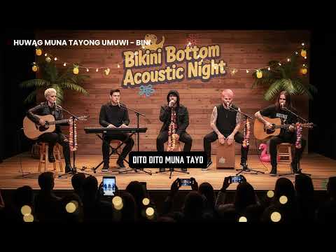 Huwag Muna Tayong Umuwi by BINI | Lyrics Video Acoustic Cover