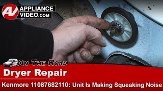 Kenmore Dryer Repair - Squeaking and Grinding Noise - Drum Support Roller Kit