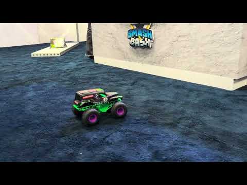 Monster Jam Smash & Bash Grave Digger RC at #ToyFair2025