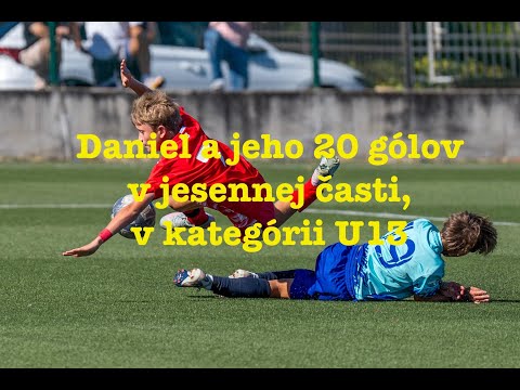 Daniel a jeho 20 gólov v jesennej časti v kategórii U13, FK Rača