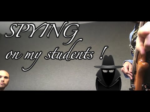 Spying on my students !