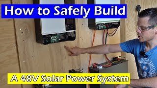 Beginner Friendly 48V Solar Power System! Step by step!