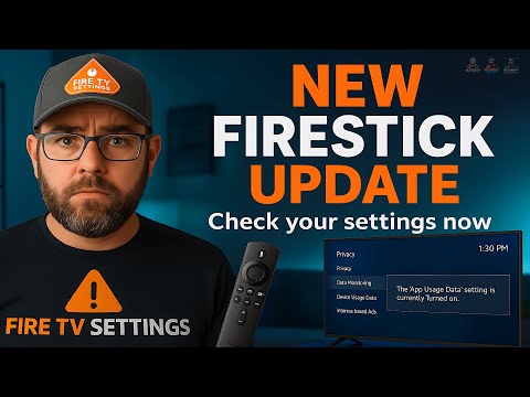 New FIRESTICK Update You must TURN OFF SETTINGS NOW! (They are Watching you)