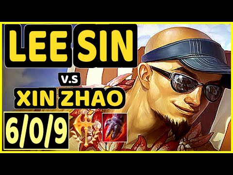 LEE SIN vs XIN ZHAO - 6/0/9 KDA JUNGLE GAMEPLAY - EUW Ranked DIAMOND