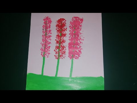 Acyclic flower painting | Naif's Art and craft