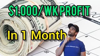 How to make $1,000 in WEEKLY PROFIT in the first month of your meal prep business