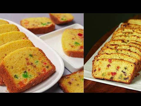 Eggless Tutti Frutti Cake Recipe Without Oven | How to make Tutti frutti cake at home