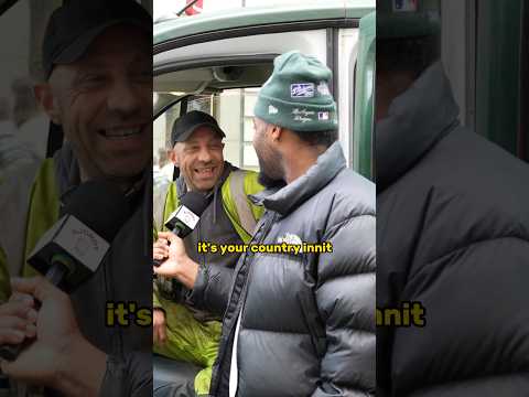American interviews LONDON GEEZERS 😭😂#britishculture #americanabroad #shorts #explore #london