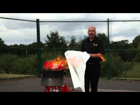 Fire Blanket Made Of Asbestos Free Material.