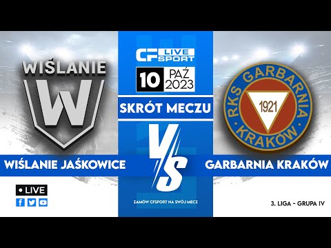 Skrót meczu: Wiślanie Jaśkowice - Garbarnia Kraków 10.10.2023