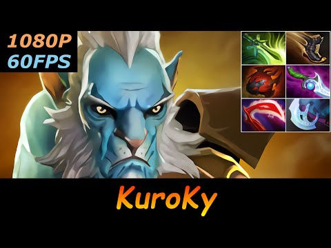 Dota 2 KuroKy Phantom Lancer Pro Top MMR 24/5/8 Ranked Full Gameplay