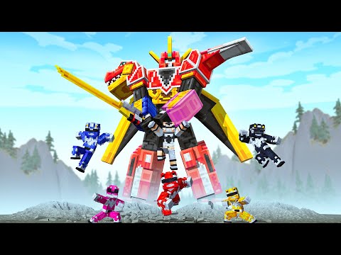 Loki and his friends became Power Rangers in Minecraft!