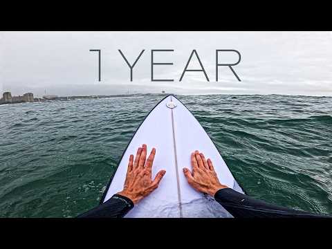 My 1 year surfing progression | Learning To Surf In 1 Year