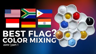 What do mixed flags colors make? Mixing Flag Colors: Creative and Satisfying Acrylic Paint Blend