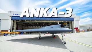 Turkish Sky Dominance: Unveiling the Epic Debut of the Latest Anka-3 Stealth Combat Drone!