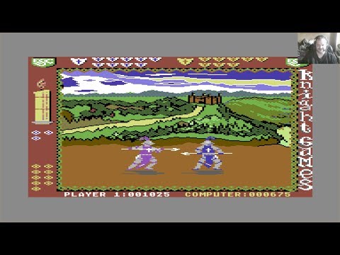 Lukozer Retro Game Review 386 - Knight Games - Commodore 64