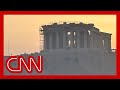 Fires threaten historic sites in Greece