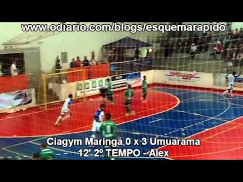 GOLS - Ciagym 1 x 3 Umuarama - Paranaense de Futsal