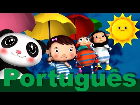 Chuva, chuva, vá embora | canções infantis | LittleBabyBum