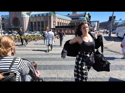 Helsinki Summer Walk 2024 ☀️: Experience Helsinki at Its Best! | 4K Tour🌦️🔥🆘❤️