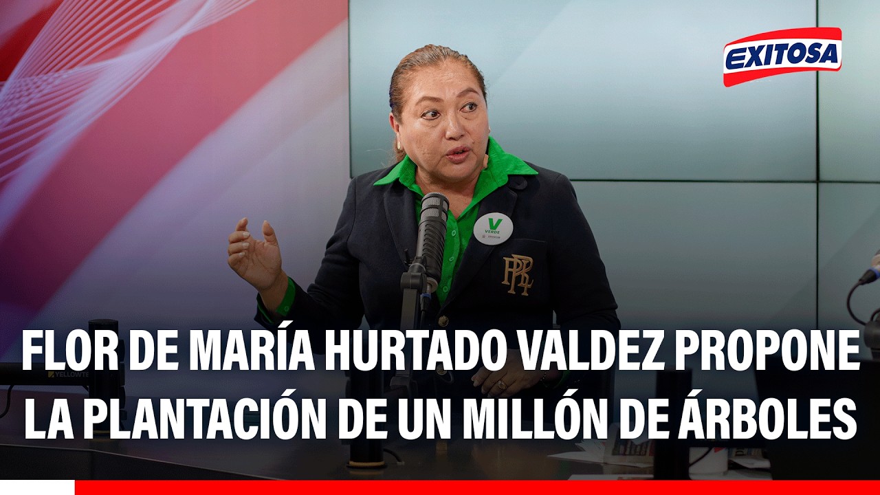 🔴🔵 Flor de María Hurtado Valdez propone la plantación de un millón de árboles
