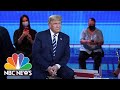 Trump Denounces White Supremacy, Sidesteps Question On QAnon | NBC News Trump Denounces White Supremacy, Sidesteps Question On QAnon | NBC News