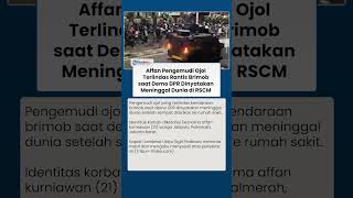 Pengemudi Ojek Online Tewas Usai Terlindas Barracuda Brimob di Pejompongan, Kapolri Minta Maaf