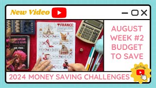 Budgeting & Saving with Money Savings Challenges for August Week #2 - TracEy Monster Savings on Etsy