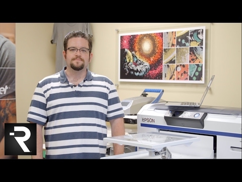 Performing Maintenance on the Epson F2000 Direct To Garment Printer