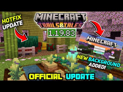 Minecraft Pe 1.19.83 Official Version Released | Minecraft 1.19.83 HotFix Update