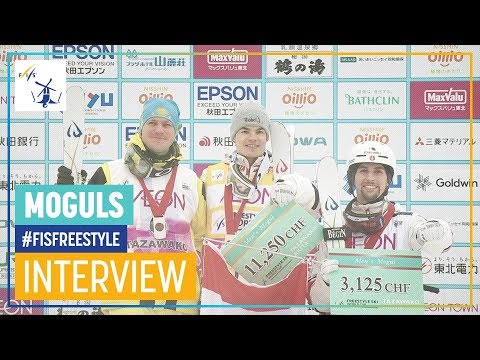 Mikael Kingsbury | "This win is for Brayden Kuroda" | Men's Moguls | Tazawako | FIS Freestyle Skiing