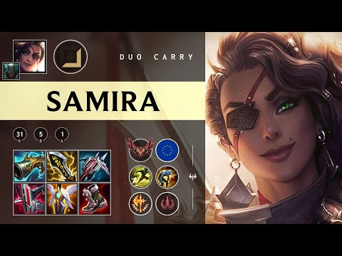 Samira ADC vs Ashe - EUW Grandmaster Patch 25.24