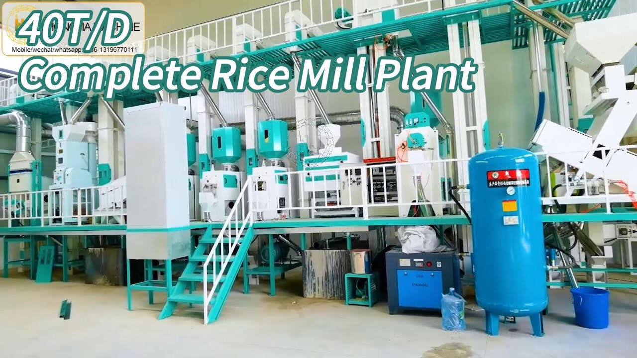 40T Automatic Rice Mill Plant | RiceProcessing Machine Supplier #ricemillsupplier #ricemill