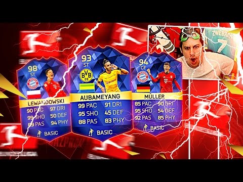 OMG 4 TOTS BLUE CARDS MY BEST BUNDESLIGA TOTS PACK OPENING! FIFA 16 ULTIMATE TEAM